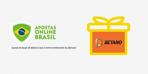 02/06/2021 Ganhe 30 reais de bônus com o novo patrocínio da Betano