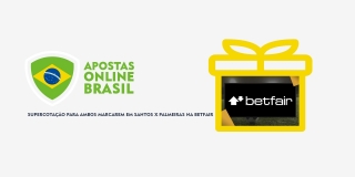 03/11/2021 Supercotação para ambos marcarem em Santos x Palmeiras na Betfair
