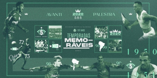 107 anos de Palmeiras! Confira as homenagens para o aniversário do clube