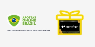 14/06/2021 Super cotação de 15.0 para o Brasil vencer o Peru na Betfair