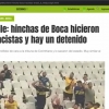 ‘Repudiável’: Diário argentino reage a ato racista de torcedor do Boca em jogo contra o Corinthians