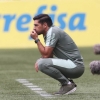 Abel assume culpa por 2º tempo ruim do Palmeiras e explica inversão de zagueiros: ‘Às vezes sou idiota’