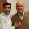 Abel Ferreira rasga elogios a Felipão após encontro e enaltece: ‘Senhor do futebol mundial’