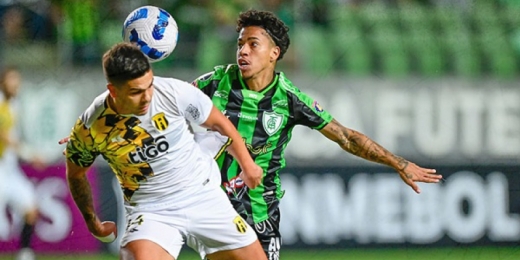 América-MG vacila no fim do jogo e perde em casa para o Guaraní-PAR em sua estreia na Libertadores