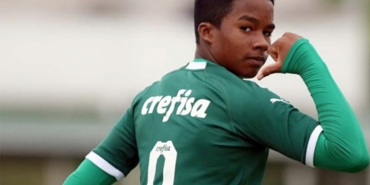 Aos 15 anos, Endrick estreia com gol entre os titulares e Palmeiras vence no Paulista Sub-20