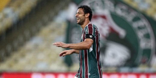 Após marcar e ficar a um gol da artilharia da Copa do Brasil, Fred, do Fluminense, comemora: 'Fico feliz'