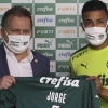Apresentado, Jorge agradece oportunidade no Palmeiras e fala sobre recuperação de lesão