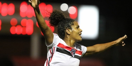 Artilheira do São Paulo, Duda concorre ao prêmio de melhor jogadora do Brasileirão Feminino