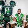Artista plástico cria coleção em homenagem ao Palmeiras; parte da renda será revertida ao GRAAC
