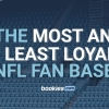 As bases de fãs mais (e menos) leais da NFL