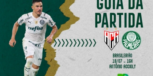 Atlético-GO x Palmeiras: onde assistir ao duelo pelo Brasileirão, arbitragem e escalações