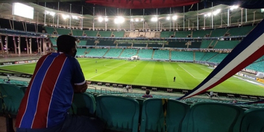 Bahia divulga programação para jogos na Fonte Nova com público reduzido
