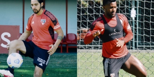 Benítez treina com bola e inicia etapa final de sua recuperação no São Paulo; Luan segue com trabalho físico