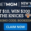 BetMGM New York Bonus Code BOOKIESNY: Aposte $10 para ganhar $200 nos Knicks hoje à noite