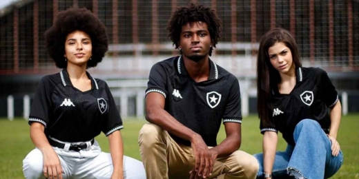 Botafogo vai estrear o uniforme II, de cor preta, diante do Londrina