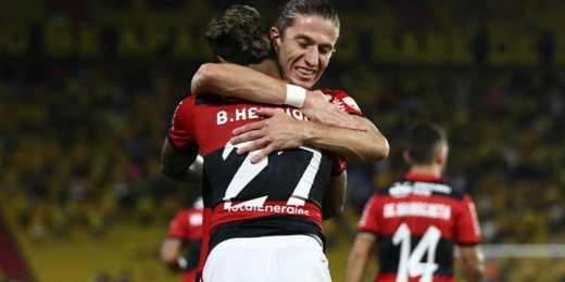 Bruno Henrique comemora vaga do Flamengo na final da Libertadores e avisa: 'Queremos sempre mais'