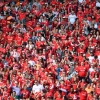 Caldeirão vermelho! Torcida do Inter protesta antes de jogo pela Libertadores