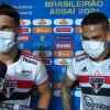 Calleri e Luciano esclarecem discussão no pênalti do São Paulo diante do Santos; assista ao