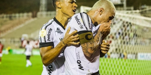 Ceará vence o Tombense-MG e abre boa vantagem para o duelo da volta da 3ª fase da Copa do Brasil