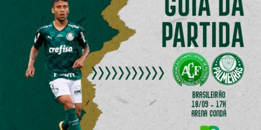 Chapecoense x Palmeiras: onde assistir ao duelo pelo Brasileirão, arbitragem e escalações