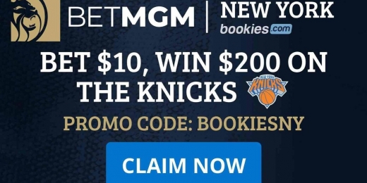Código de Bônus BetMGM New York: Aposte $10 para ganhar $200 nos Knicks hoje à noite