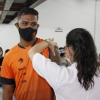 Coimbra dá bom exemplo e participa de mutirão da vacinação em Contagem, na Grande BH