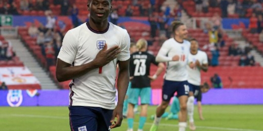 Com gol de Saka, Inglaterra bate a Áustria em amistoso