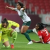Com golaço de calcanhar, Palmeiras sai na frente em decisão no Brasileirão Feminino