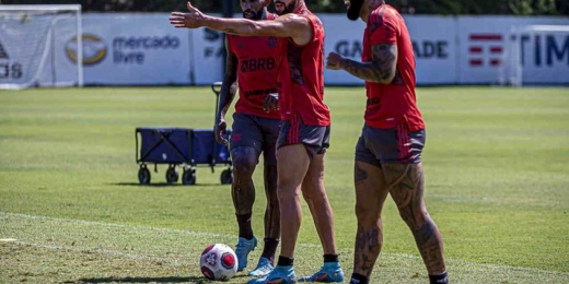 Com Isla no grupo e Gustavo Henrique ainda à parte, Flamengo treina visando o clássico com o Vasco