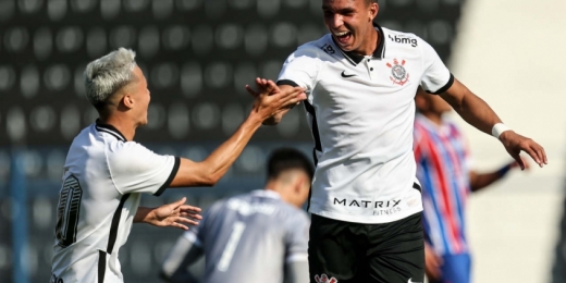 Com show de Matheus Araujo, sub-20 do Corinthians goleia o Bahia pelo Brasileirão