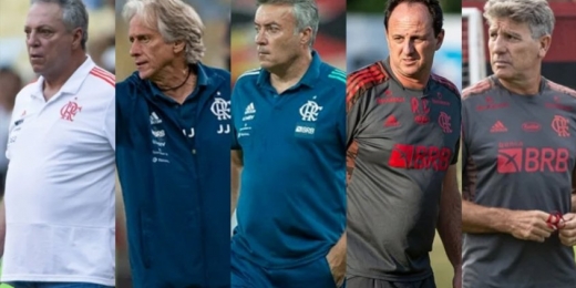 Com técnicos de todos perfis, gestão de Landim mantém 'rodízio' no Flamengo: um a cada sete meses