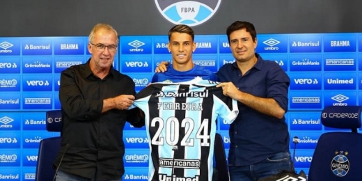 Contrato de Ferreira com o Grêmio é estendido até 2024
