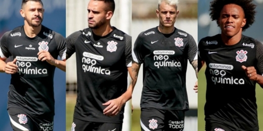 Corinthians deve ter quarteto de reforços à disposição pela primeira vez