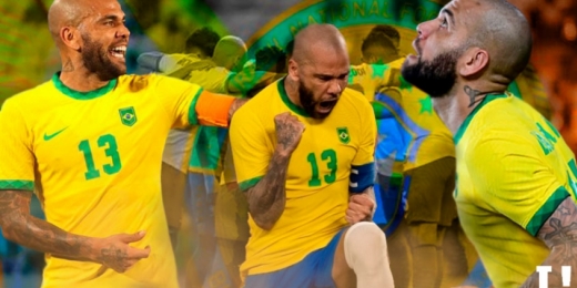 Dani Alves admite 'pedaço do coração' na Espanha, mas frisa orgulho de defender Brasil na final