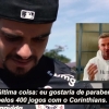 De volta aos treinos, Fagner recebe homenagem de Beckham por marca pelo Corinthians
