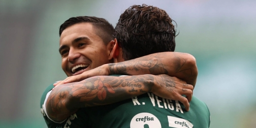 Dudu entra no top 10 dos artilheiros do Palmeiras na Libertadores