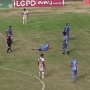 Em  inusitado, atleta do São Bento desmaia durante partida da Série D