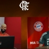 Em papo virtual na FlaTV, Gabigol faz Lewandowski dizer que jogará no Flamengo; assista