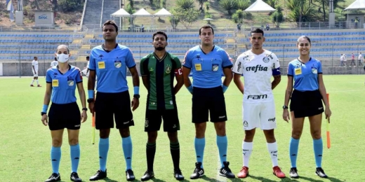Endrick marca e Palmeiras quebra sequência do América Mineiro no Brasileiro Sub-20