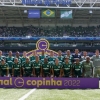 Endrick ovacionado, Amaral locutor e ‘olé’: veja a festa da torcida do Palmeiras no título da Copinha!