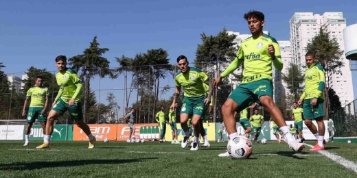 Escalação do Palmeiras: equipe realiza último treino antes de viagem para o Chile