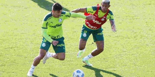 Escalação do Palmeiras: Verdão trabalha bolas paradas em último treino antes enfrentar o Grêmio