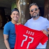 Ex-Palmeiras, Mattos publica foto com Dudu nos EUA: ‘Um dia estaremos juntos novamente’