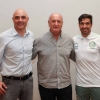 Felipão visita concentração do Palmeiras e reencontra Abel Ferreira