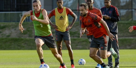 Flamengo finaliza semana de preparação para jogo contra o Internacional