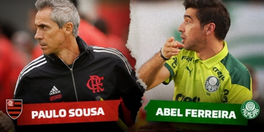 Flamengo x Palmeiras, Paulo Sousa x Abel Ferreira: expectativa alta, estágios diferentes de trabalho