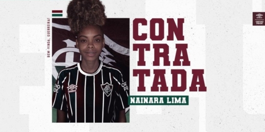 Fluminense anuncia a contratação de Nainara Lima para o futebol feminino