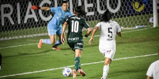 Fora de casa, Palmeiras sai com empate contra o Santos pelo Brasileirão Feminino