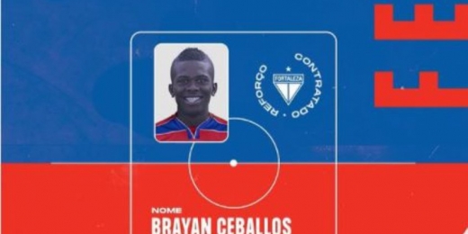 Fortaleza anuncia o zagueiro Brayan Ceballos