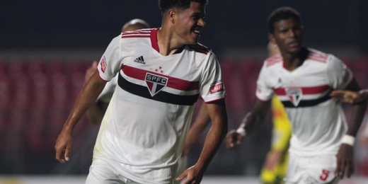 Gabriel Sara comemora vaga do São Paulo na decisão, mas já mira jogo da Libertadores: 'Festejar por uma noite'